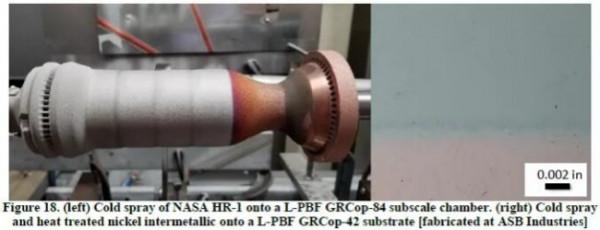 冷噴塗用於著陸器發動機製造，NASA 將金屬 3D 列印提升到新的高度
