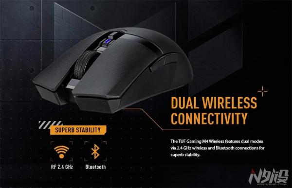 TUF Gaming M4 Wireless無線遊戲滑鼠釋出