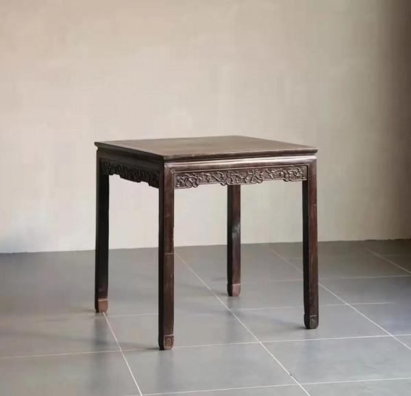 鐵力木太師椅方臺一套，安思遠同款圈椅，榆木八仙桌