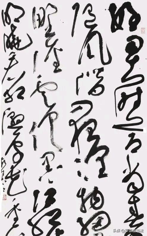 第七屆蘭亭獎，女性之中唯一獲獎者，靳慧慧的書法讓人看不懂