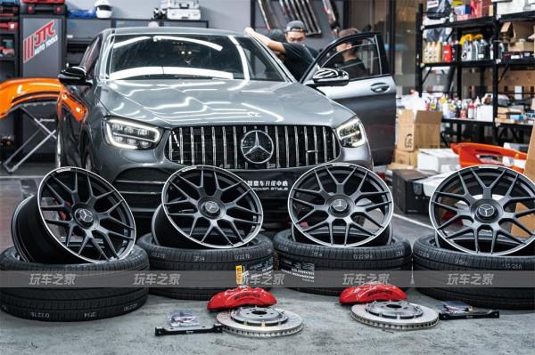 賓士GLC coupe AMG升級卡鉗輪轂排氣 安全改裝 賓士GLC coupe AMG升級卡鉗輪轂排氣 安全改裝