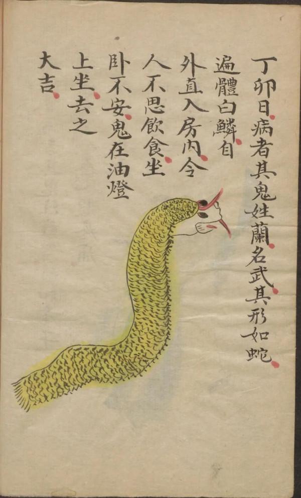 民國三年鈔本法病書選全圖注