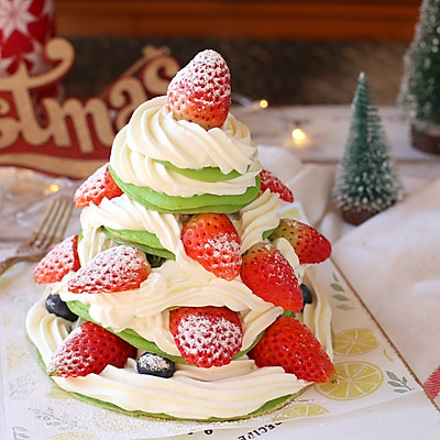 #金龍魚精英100%烘焙大師賽-愛好組-低筋#斑斕鬆餅聖誕樹 #金龍魚精英100%烘焙大師賽-愛好組-低筋#斑斕鬆餅聖誕樹