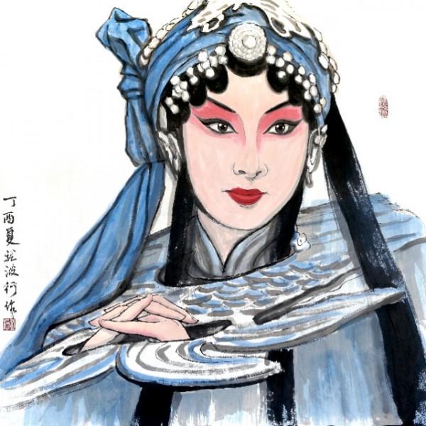 業餘畫家龍波行、作品精湛很正點