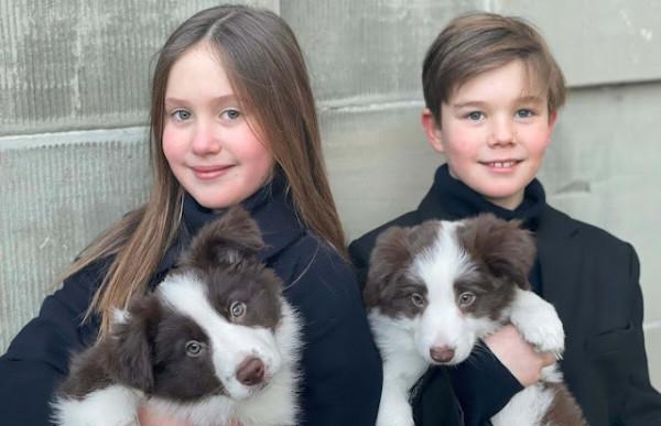 丹麥王室的11歲王子真帥氣！穿大衣顯紳士感，雙胞胎妹妹顏值輸了