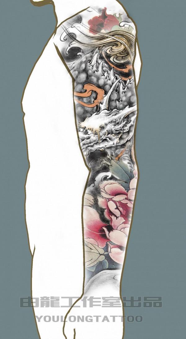 花臂麒麟紋身圖案 花臂麒麟紋身圖案