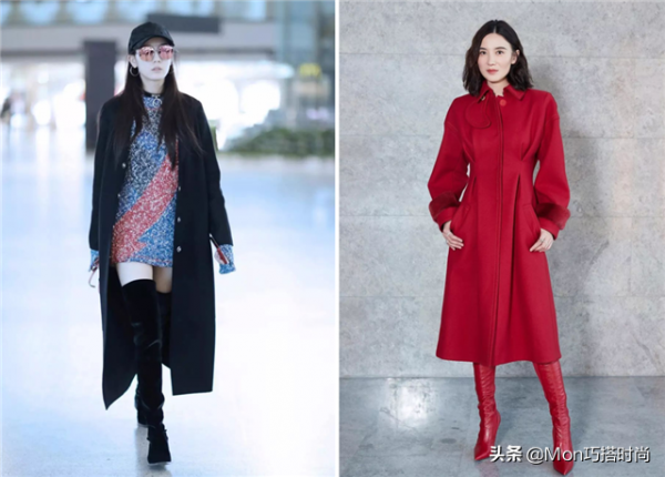 建議&OpenCurlyDoubleQuote;大衣&rdquo;下面儘量少配褲子，瞧楊冪、熱巴，這樣穿是有多美