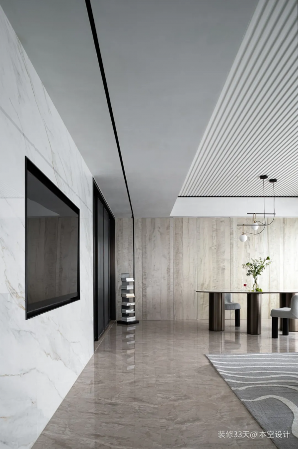 128平精裝改造現代混搭三室