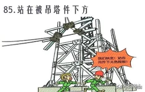 最新安全生產百錯圖及漫畫！（收藏學習）