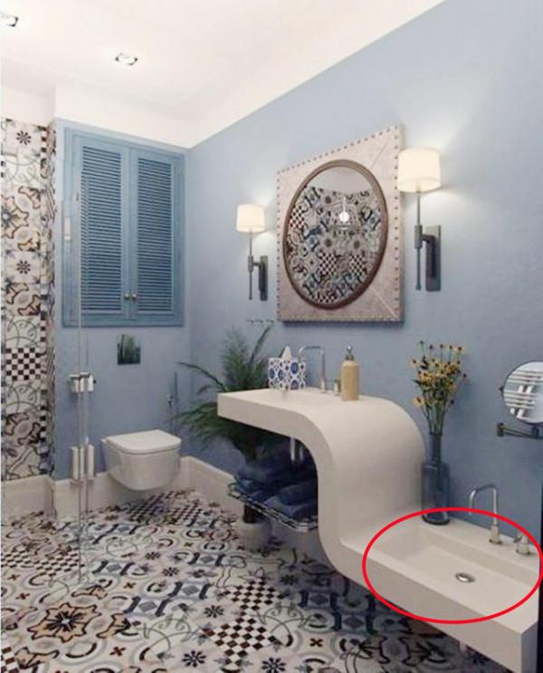 雙臺盆“升級設計”，連體一高一低洗漱方便，用在家裡要打滿分