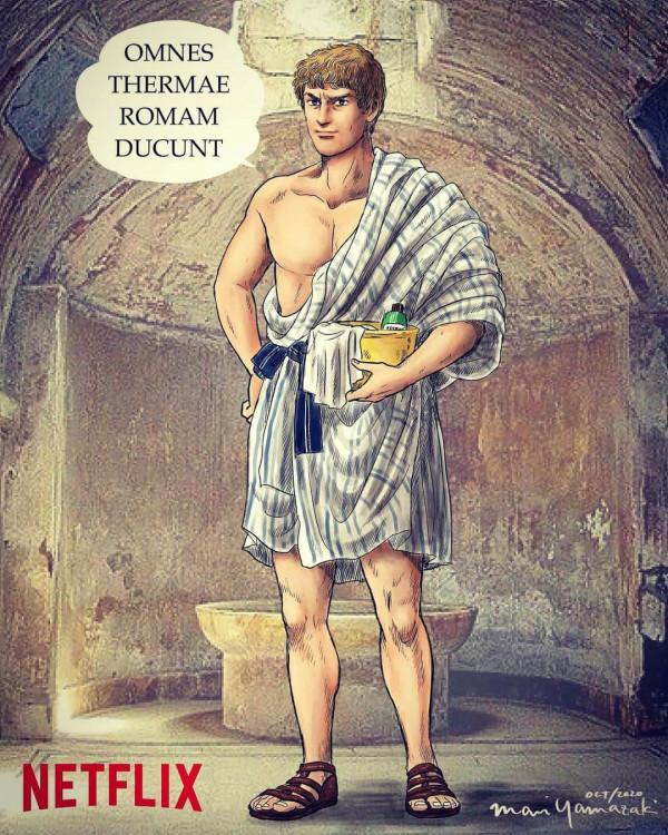 漫畫《羅馬浴場》中再現80後難忘場面：美好一天從泡澡堂子開始