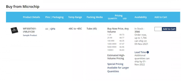 MICROCHIP微芯釋出300W工業級無線充方案，支援FOD和NFC檢測