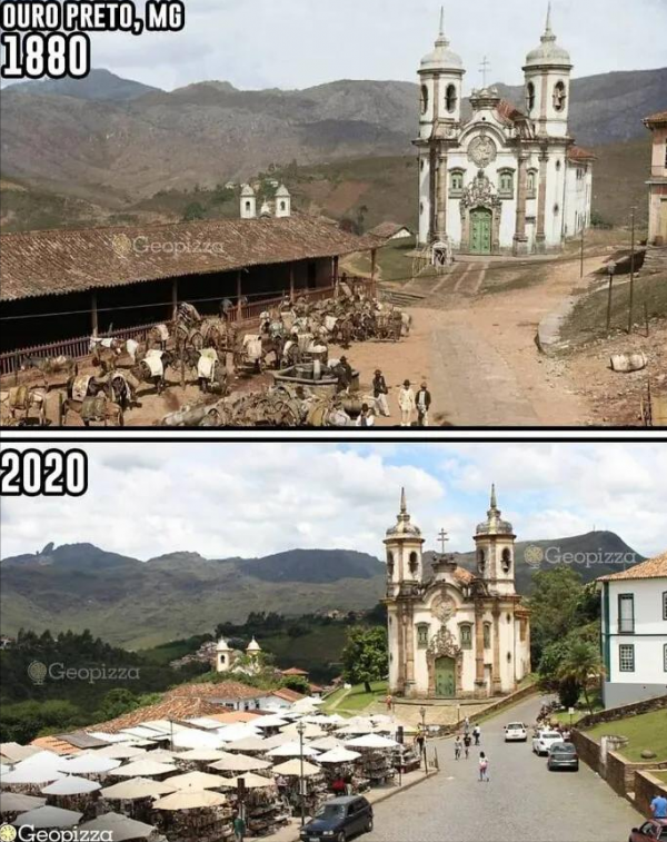 令人驚歎！25張世界景點今昔對比照，一起來見識時間的力量