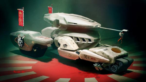 「遊戲內外」可御可攻的尤物天狗,紅警3單位原型(帝國坦克上) 「遊戲內外」可御可攻的尤物天狗,紅警3單位原型(帝國坦克上)