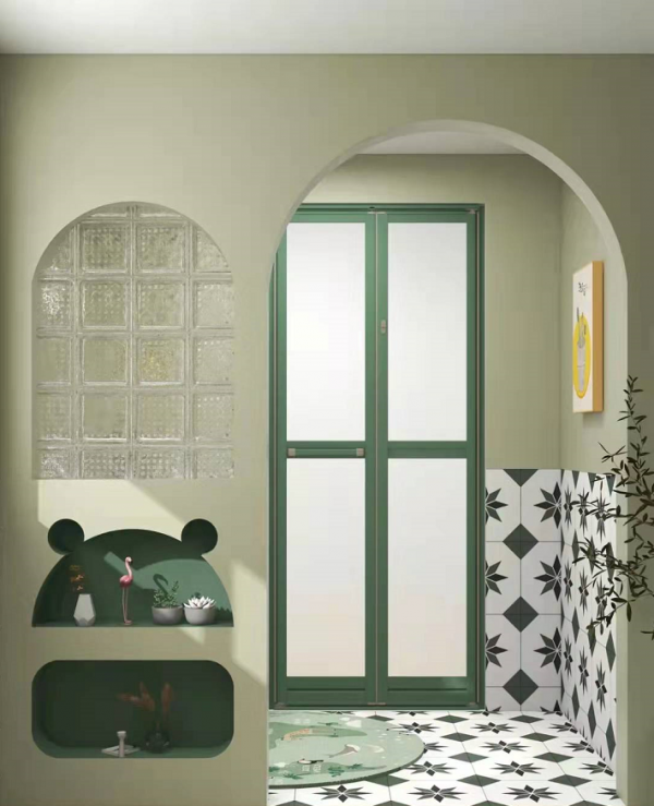 森林系衛生間，一秒融入大自然