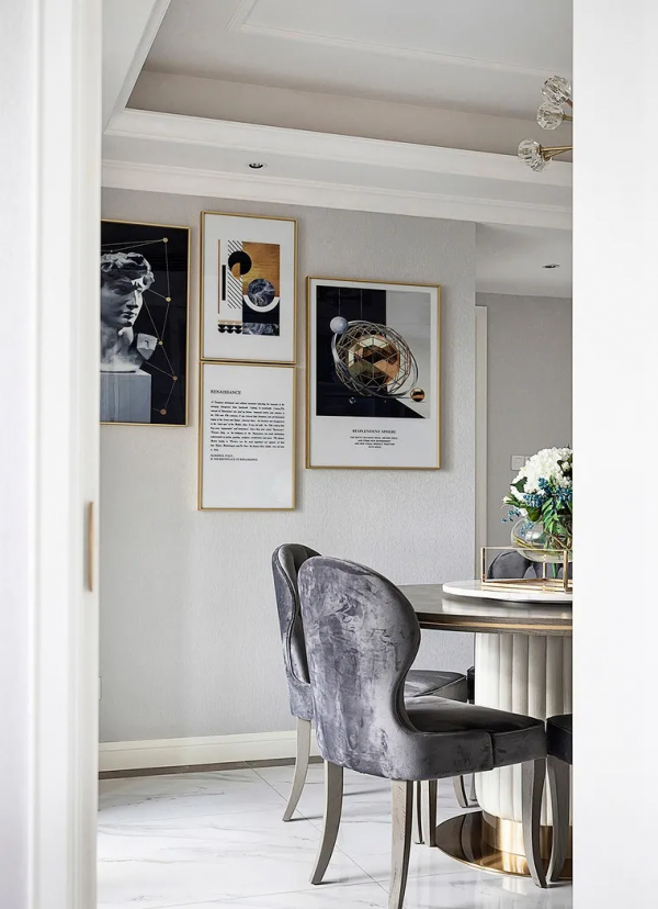 139㎡美式輕奢新房，高階灰+金屬感，還有高顏值衣帽間強勢入鏡