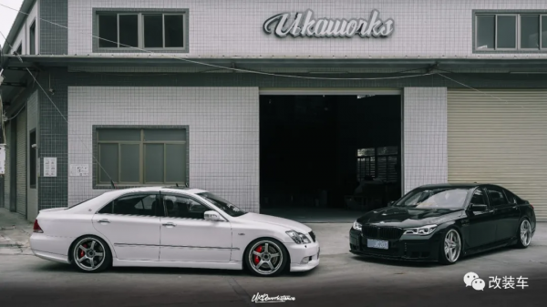 給寶馬7系換上全身JDM改裝件，是日系車迷最後的倔強？