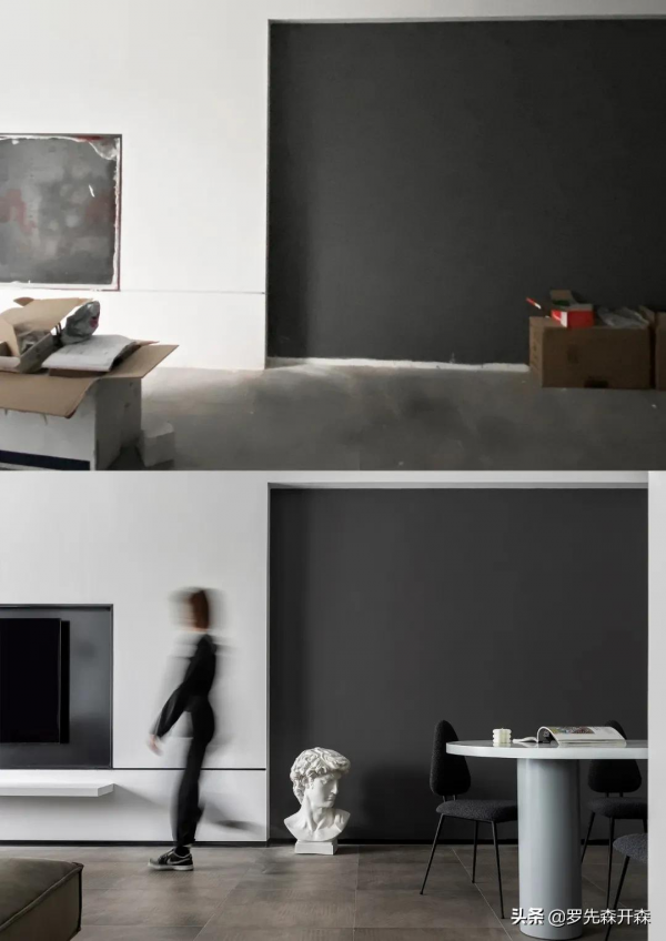 極簡灰色·80㎡清水房改造設計實景——行走的大衛 極簡灰色·80㎡清水房改造設計實景——行走的大衛