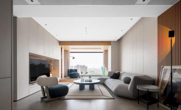 難怪低飽和度色彩越來越流行，看了她160㎡大宅後，確實很溫馨