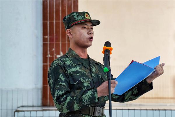 直擊武警陝西總隊新兵團2021年度秋季新兵開訓現場