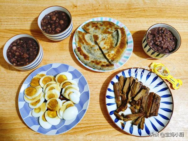 天冷這樣做早餐，半小時四樣上桌，粗細糧混搭，肉蛋齊全健康營養