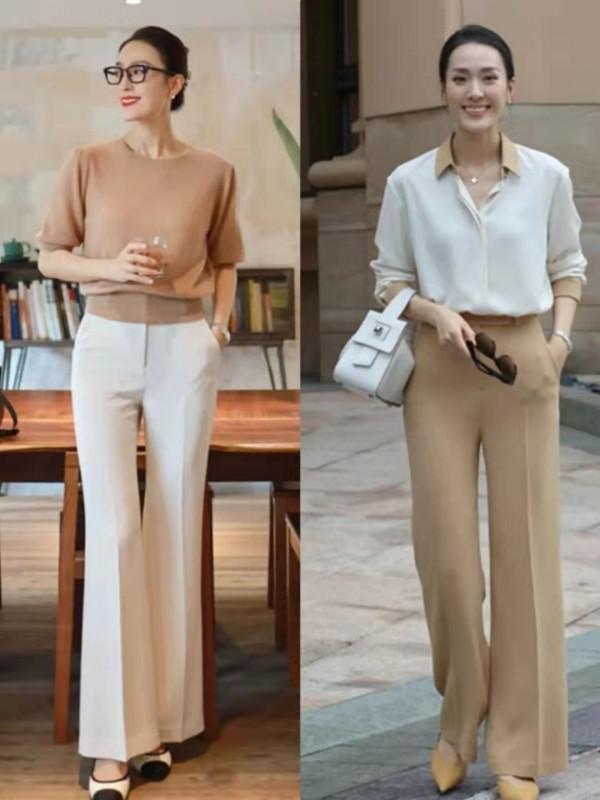 露腳踝過時了，今年秋季流行穿“過踝喇叭褲”，時尚大氣又顯腿長