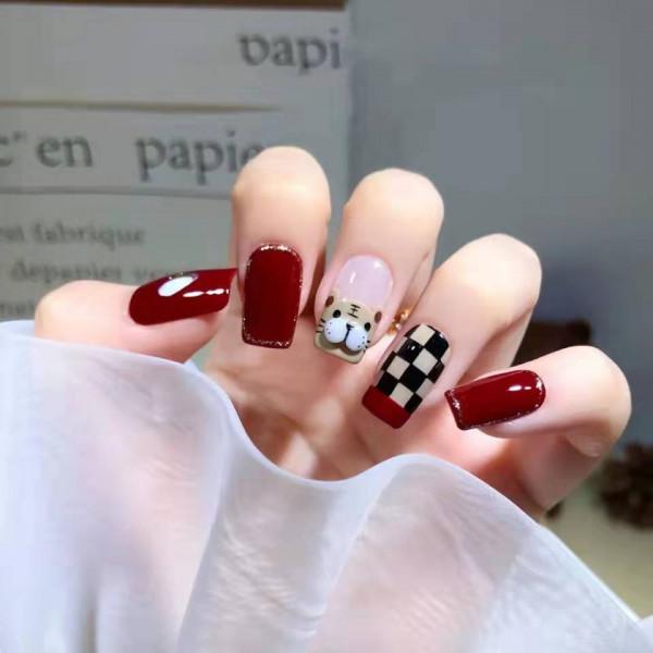 新年美甲｜超顯白｜氣質｜秋冬美甲