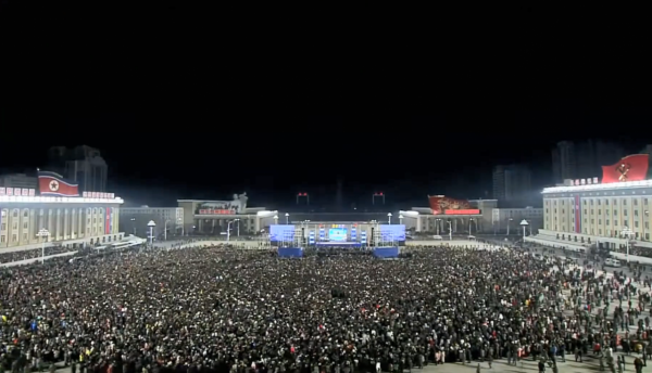 朝鮮人的跨年焰火演唱會