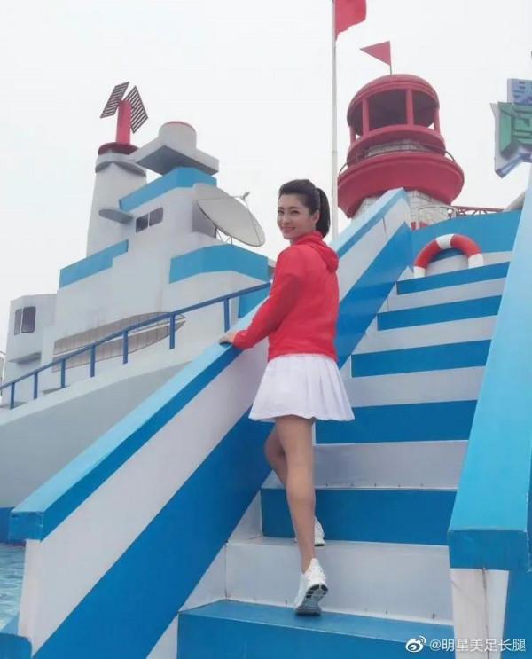 馬瀅 安徽衛視主持人 ​​​綜藝現場照