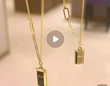 黃金首飾越來越洋氣，磨砂面和亮面有啥區別？內行人說出了門道