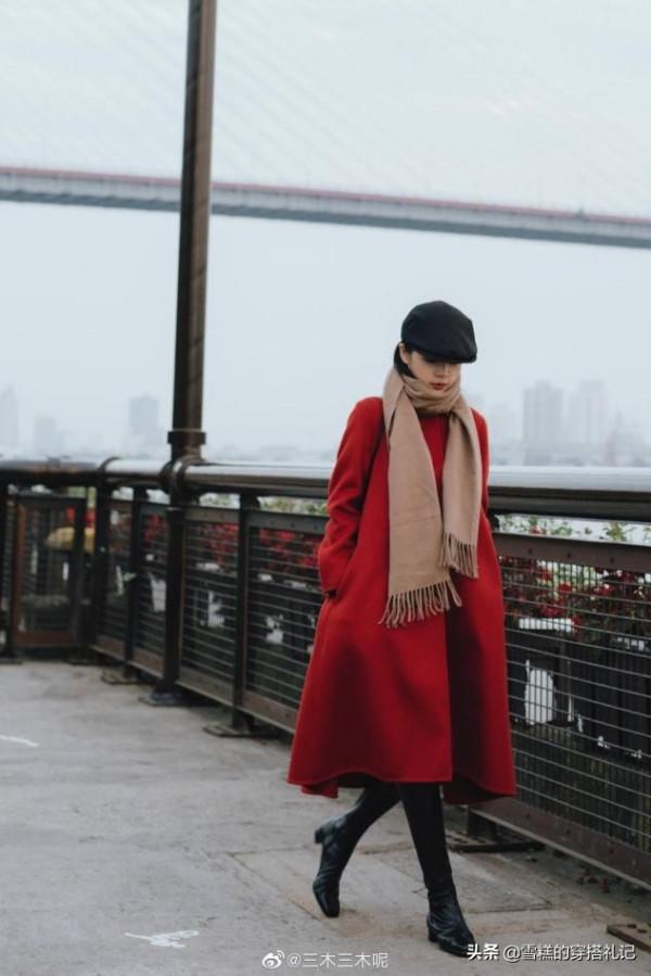 初冬怎麼穿才能保暖還時髦？學學三木博主的優雅搭配，太實穿了