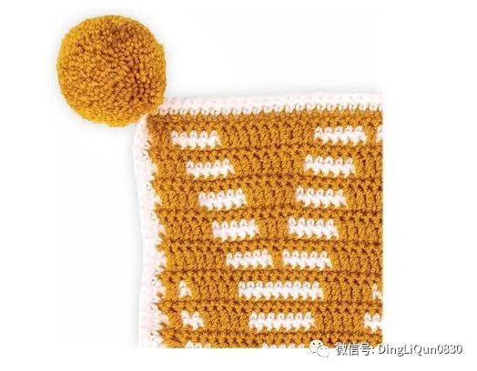 「針織作品」最新的用馬賽克編織技術製作的毯子及家居小物