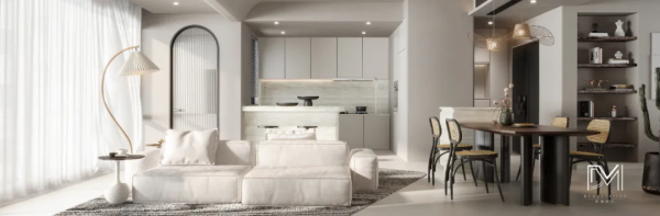 133㎡奶白色木質侘寂，溫柔治癒