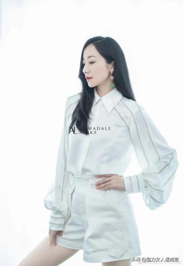 第98篇：明星韓雪同款白色襯衫，小眾襯衣時尚短褲