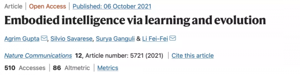 李飛飛團隊建立深度學習「遊樂場」：AI也在自我進化，細思極恐