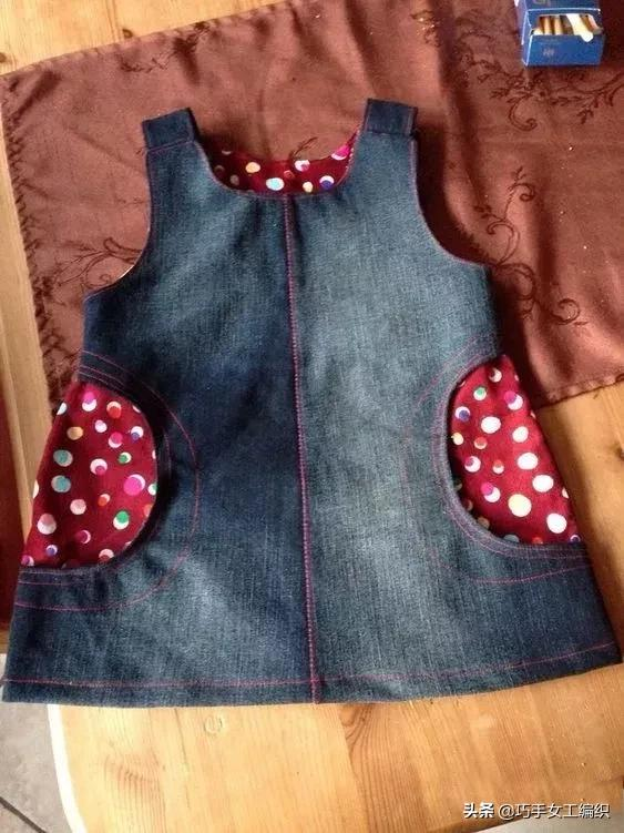 孩子的衣服不用買，幾條舊牛仔褲改造，穿都穿不完！（附教程）