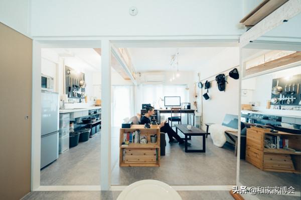 自由工作者用開放式收納實現短時間料理的“理想廚房”