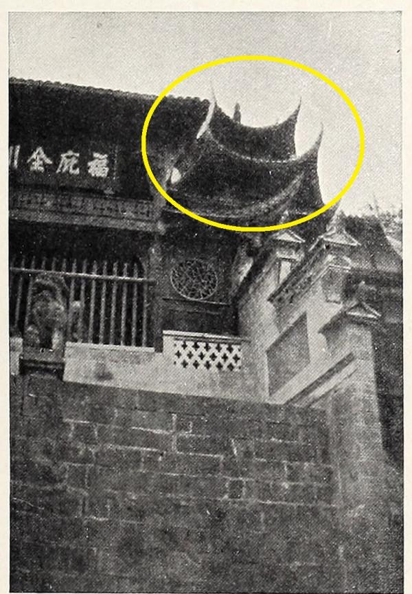 百年前的都江堰二王廟舊影 百年前的都江堰二王廟舊影