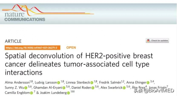 10x Genomics助力繪製HER2陽性乳腺癌空間轉錄組圖譜 10x Genomics助力繪製HER2陽性乳腺癌空間轉錄組圖譜