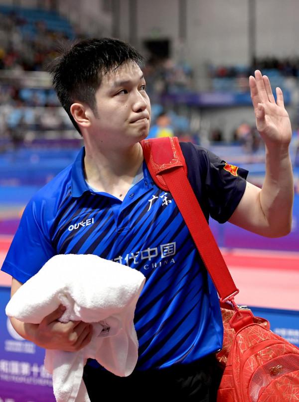 乒乓球——男團第一階段:廣東隊勝天津隊 乒乓球——男團第一階段:廣東隊勝天津隊