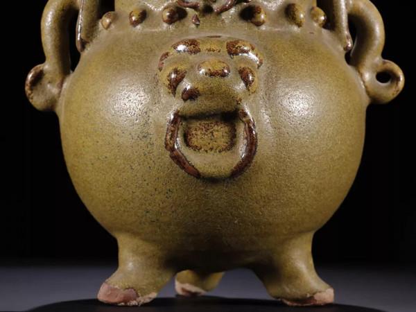 迴流「鈞窯 沖天耳 香爐」 規格：高24肚徑19口11.8cm