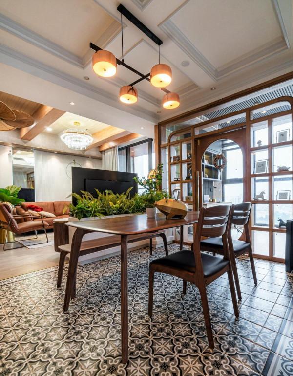 有一說一，摩登復古的家真好看，87㎡不見絲毫俗氣，入門就被吸引