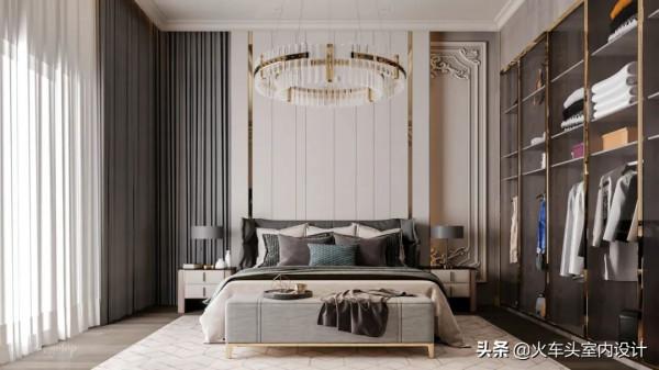這些輕奢系臥室裝修設計真美