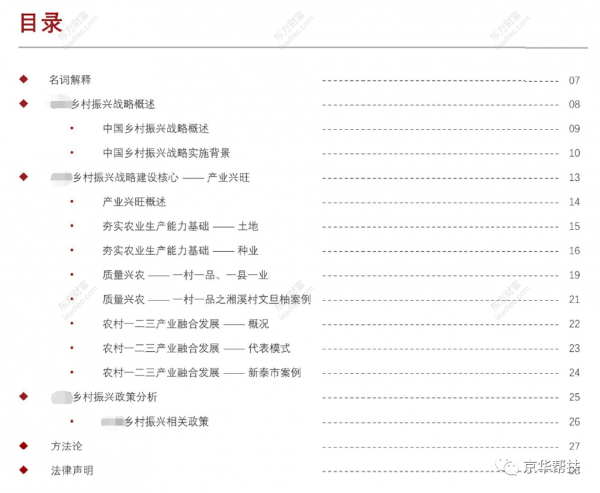 2021鄉村振興政策解讀及戰略建設核心分析報告（附下載）
