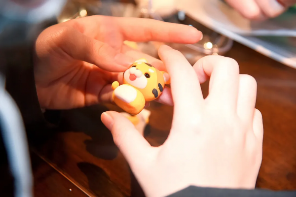 據說，對著城廂的萌虎數一數，虎年就會有虎福