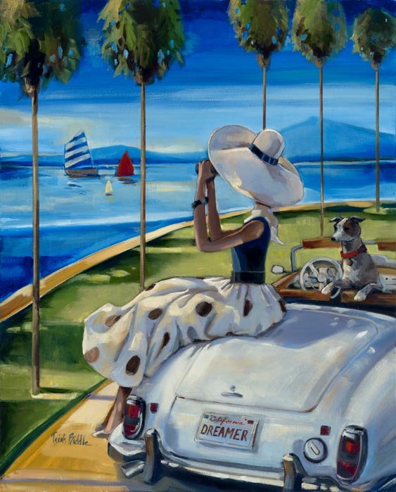 美國復古形象畫家 崔西·比德爾 作品欣賞 美國復古形象畫家 崔西·比德爾 作品欣賞