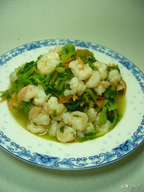 香芹炒蝦仁