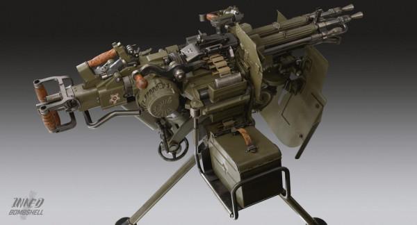 藝術 | 國外藝術家INKED BOMBSHELL的概念武器系統