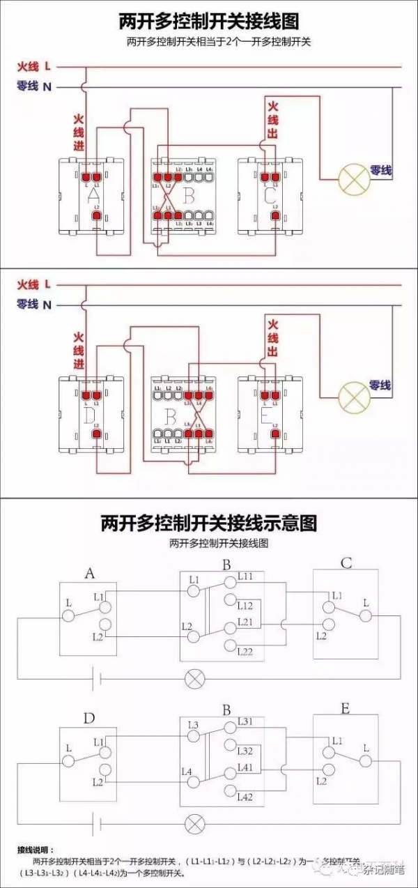 電工必備|家庭電路控制系統大全,開關控制電路大全,值得收藏 電工必備|家庭電路控制系統大全,開關控制電路大全,值得收藏