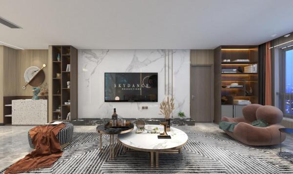 98㎡現代輕奢風，生活自然舒適，有格調